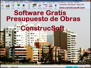 Software Gratis ConstrucSoft Valor Ganado